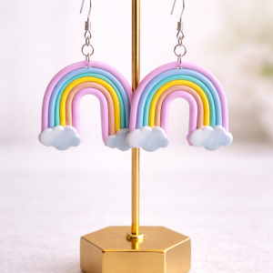 Rainbow Cloud Earrings