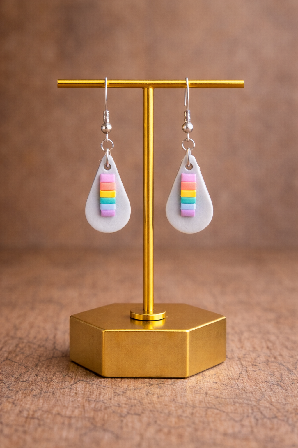 Rainbow Drop Earrings